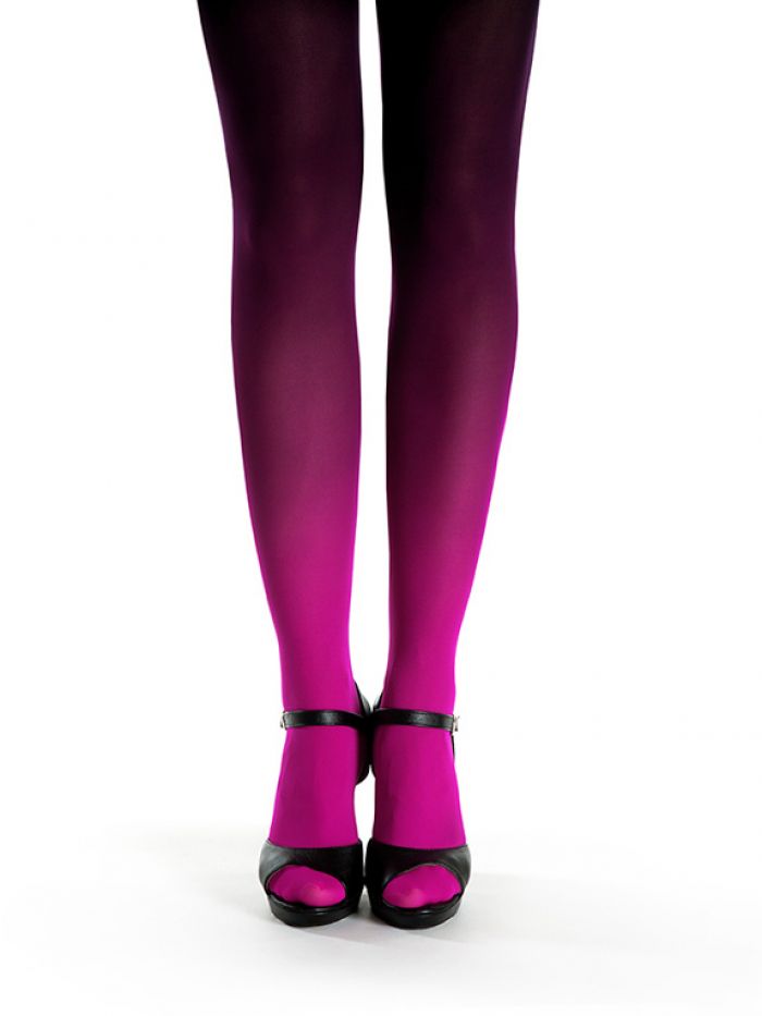 Virivee Magenta-black-ombre-tights  Hosiery Collection 2017 | Pantyhose Library