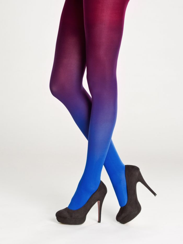 Virivee Sapphire-burgundy-ombre-tights  Hosiery Collection 2017 | Pantyhose Library