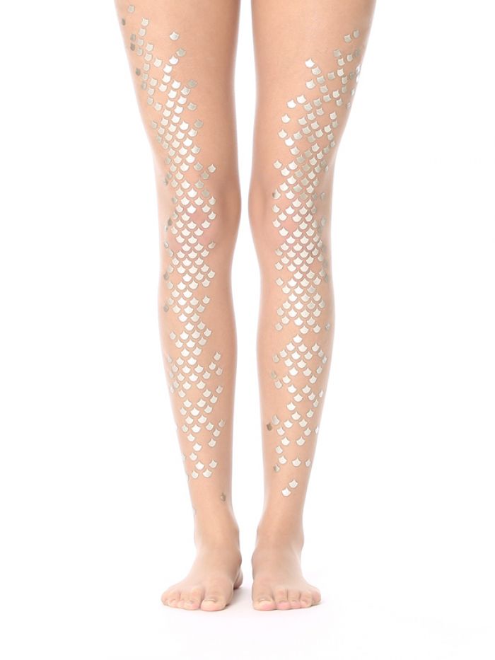 Virivee Silver-mermaid-tights  Hosiery Collection 2017 | Pantyhose Library