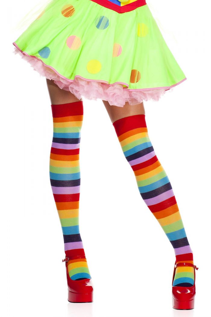 Music Legs Rainbow-acrylic-thigh-hi20  Thigh Hi 2018 | Pantyhose Library