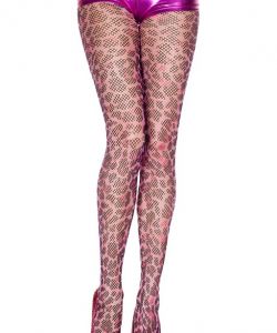 Cheetah-Print-Fishnet-Pantyhose