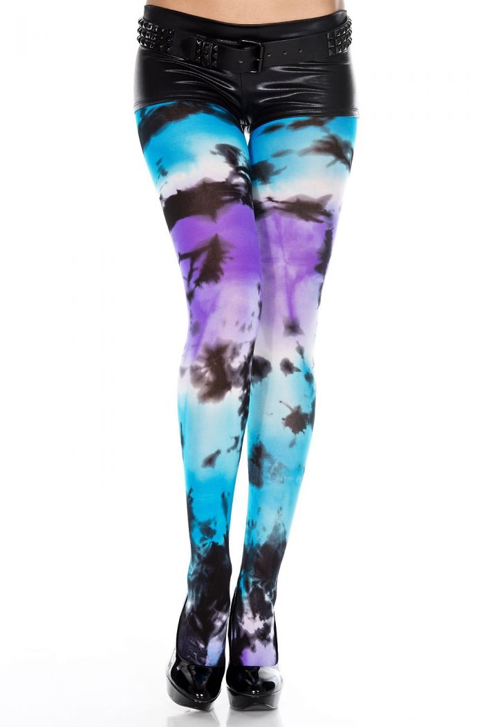 Music Legs Tie-dye-pantyhose  Pantyhose Collection 2018 | Pantyhose Library