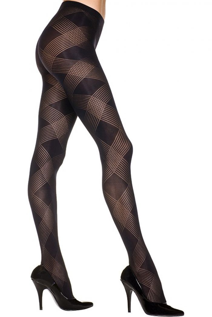 Music Legs Argyle-design-opaque-pantyhose  Pantyhose Collection 2018 | Pantyhose Library