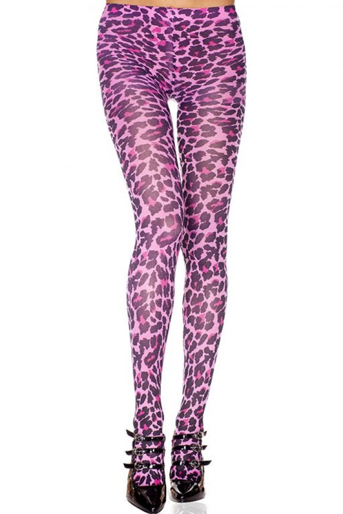 Music Legs Cheetah-print-opaque-pantyhose  Pantyhose Collection 2018 | Pantyhose Library