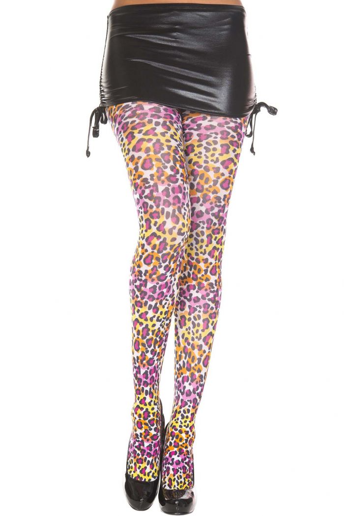 Music Legs Cheetah-print-pantyhose  Pantyhose Collection 2018 | Pantyhose Library