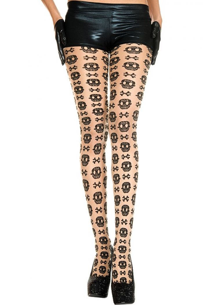 Music Legs Gothic-spandex-sheer-pantyhose  Pantyhose Collection 2018 | Pantyhose Library