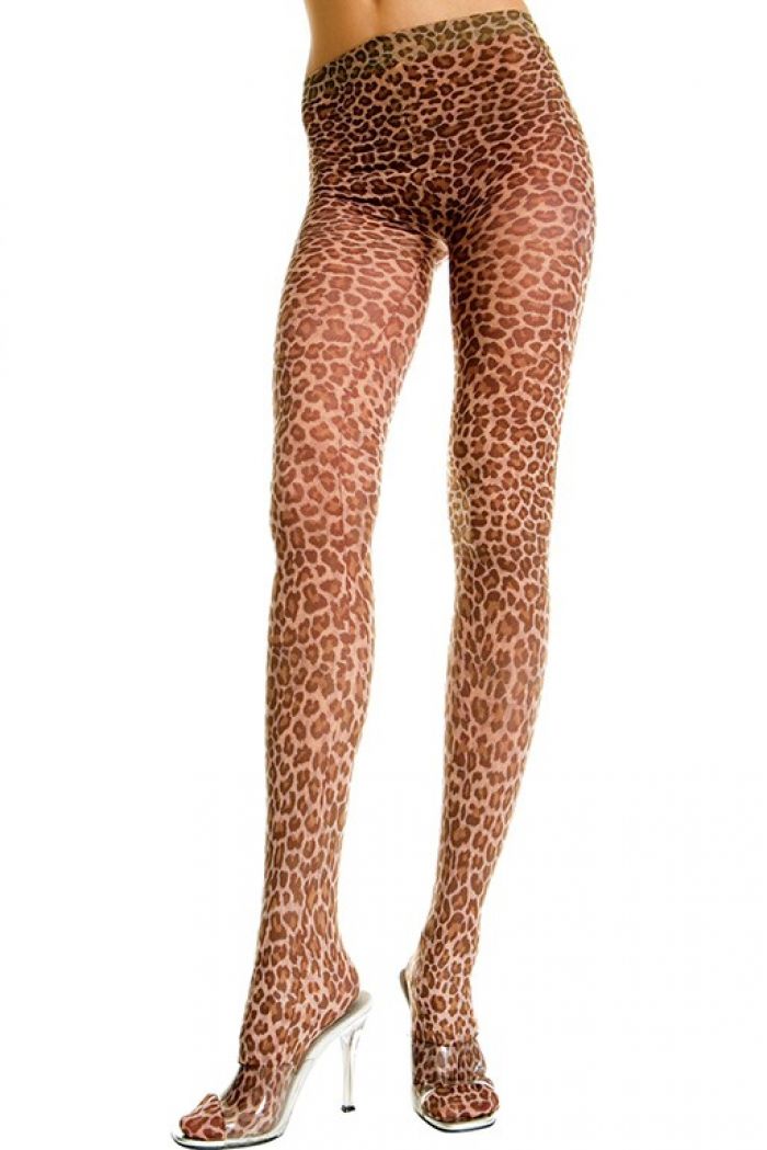 Music Legs Leopard-print-opaque-pantyhose  Pantyhose Collection 2018 | Pantyhose Library