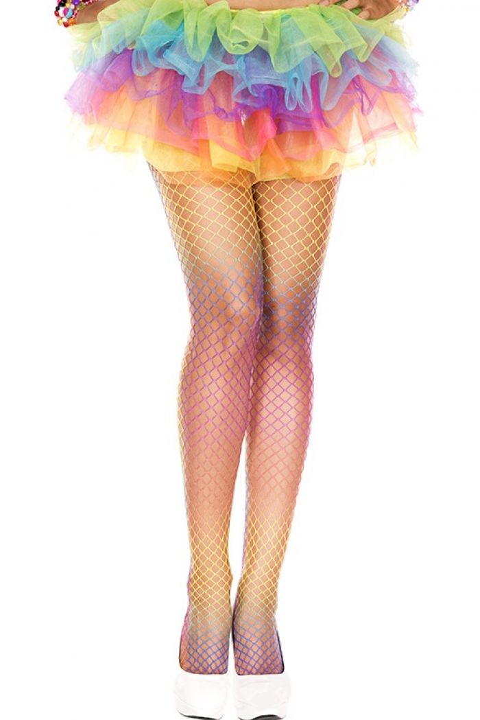 Music Legs Rainbow-mini-diamond-net-spandex-pantyhose  Pantyhose Collection 2018 | Pantyhose Library