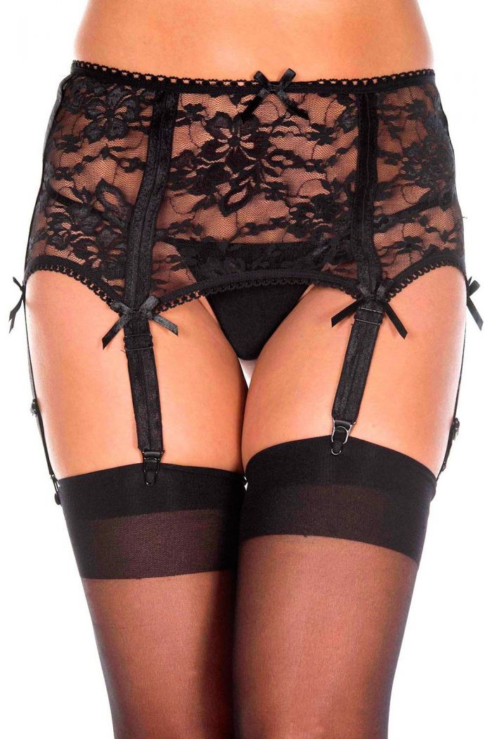 Music Legs Flower-lace-garterbelt  Suspender Pantyhose 2018 | Pantyhose Library