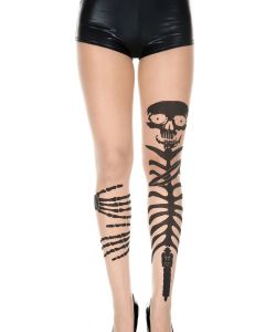 Skeleton-Grabbing-Leg-Look-Spandex-Tights