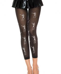 Skeleton-Print-Leggings