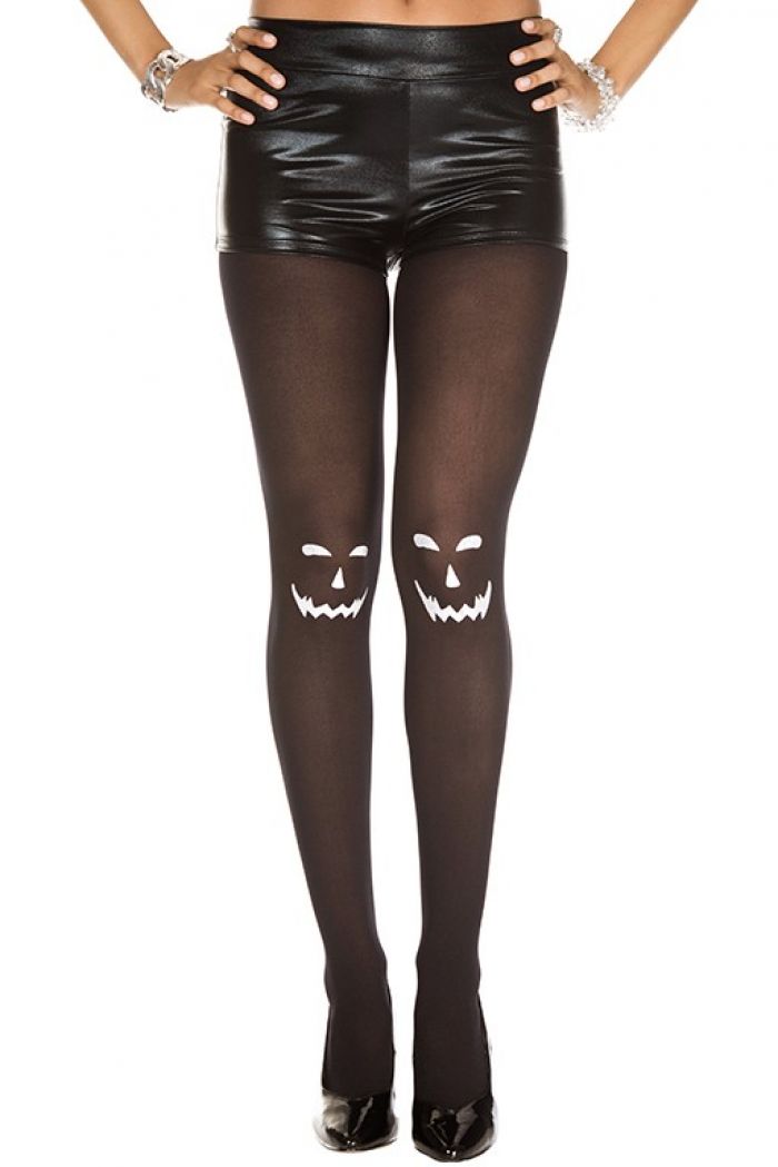 Music Legs Jack-o-lantern-silhouette-pantyhose  Halloween 2018 | Pantyhose Library