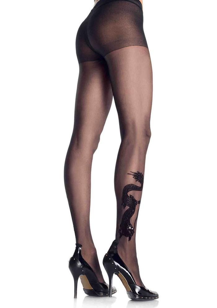 Leg Avenue Dragon-tattoo-pantyhose  Tights Catalog 2018 | Pantyhose Library