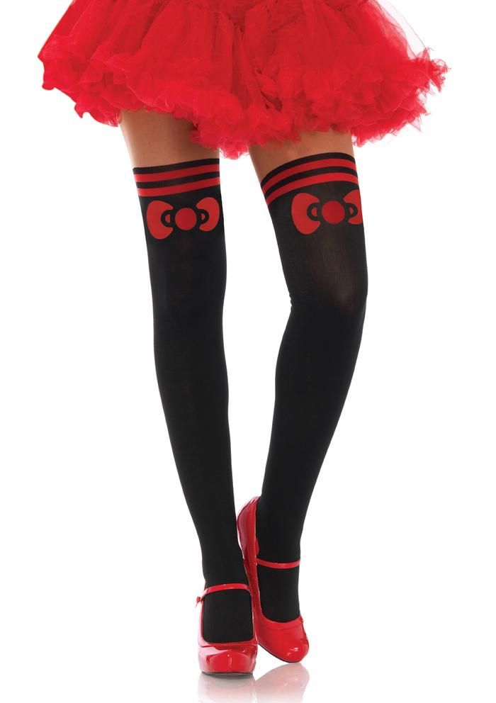 Leg Avenue Hello-kitty-bow-pantyhose  Tights Catalog 2018 | Pantyhose Library