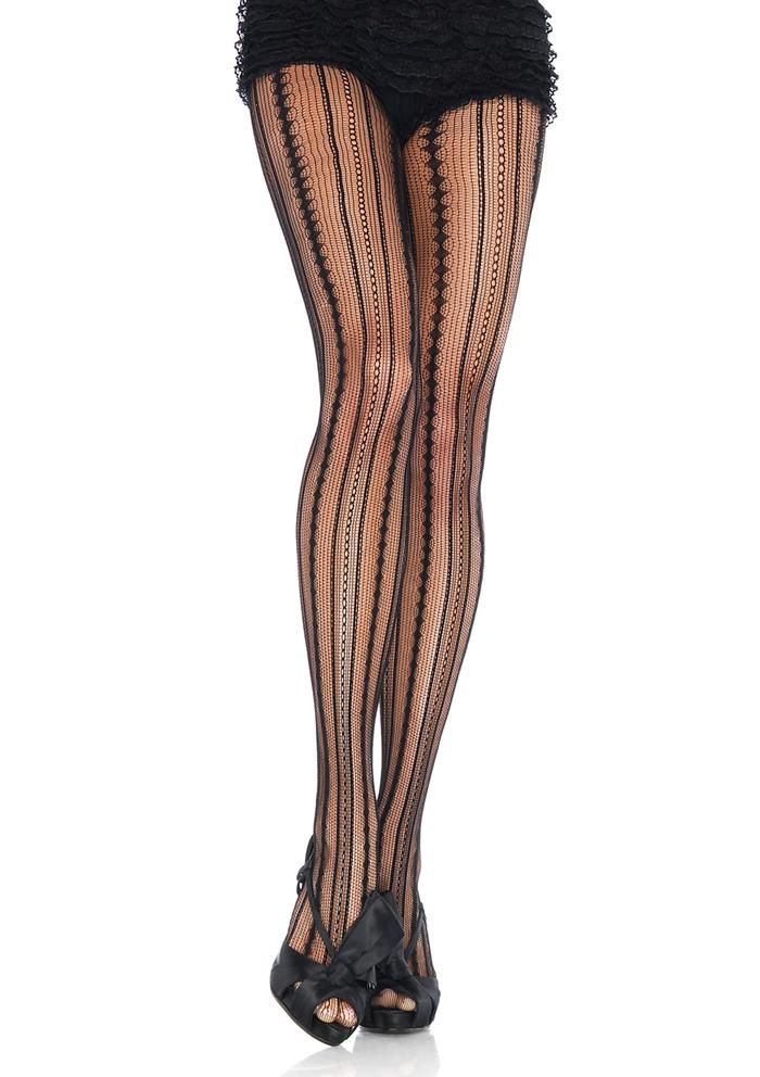 Leg Avenue Vintage-pinstripe-pantyhose  Tights Catalog 2018 | Pantyhose Library