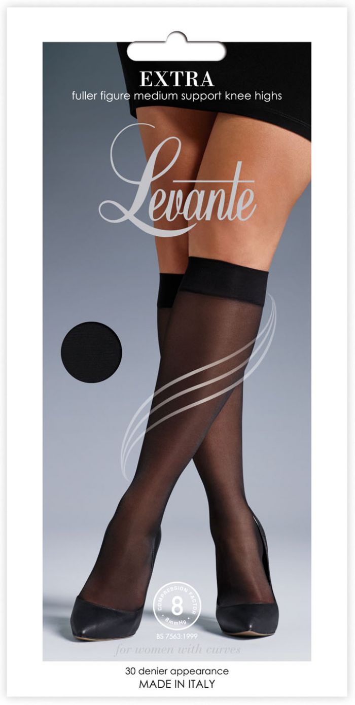 Levante Fuller Figure-medium-support-knee-highs-levexmskh  Fuller Figure Hosiery | Pantyhose Library