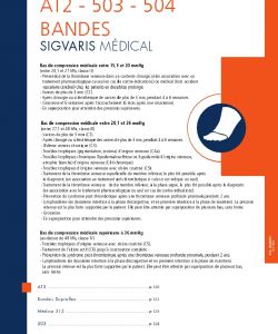 Sigvaris - Products Catalog 2016