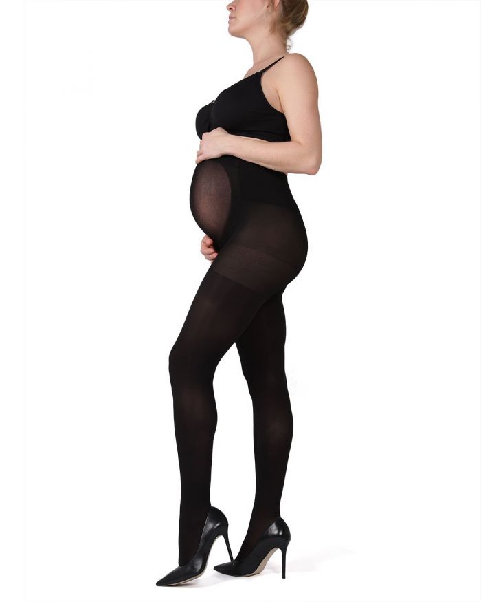 Memoi Maternity Hosiery 2018 Ma-404-black-side_web  Hosiery Catalog 2018 | Pantyhose Library