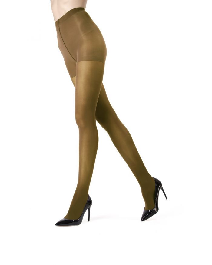 Memoi Opaque Tights 2018 Mo-312f-mustard-web  Hosiery Catalog 2018 | Pantyhose Library