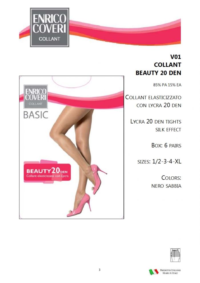 Enrico Coveri Enrico-coveri-catalogo-basic-2018-3  Catalogo Basic 2018 | Pantyhose Library