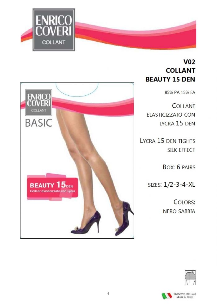 Enrico Coveri Enrico-coveri-catalogo-basic-2018-4  Catalogo Basic 2018 | Pantyhose Library