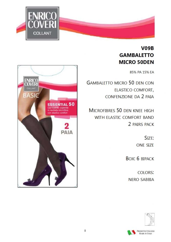 Enrico Coveri Enrico-coveri-catalogo-basic-2018-8  Catalogo Basic 2018 | Pantyhose Library