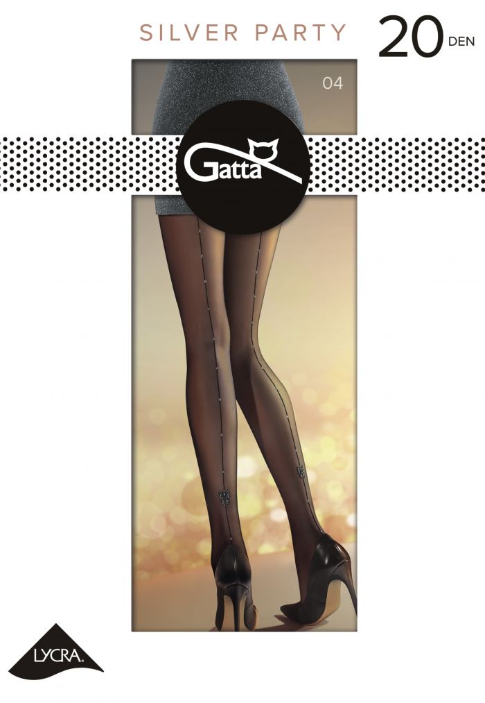 Gatta Silver Party Wz. 04 Front  Collection 2018.19 | Pantyhose Library