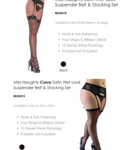 Miss Naughty - Plus Size Hosiery Catalog