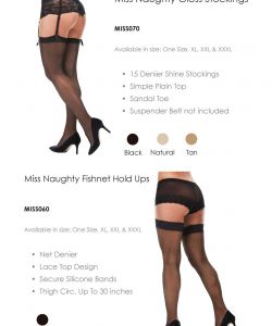 Miss Naughty - Plus Size Hosiery Catalog