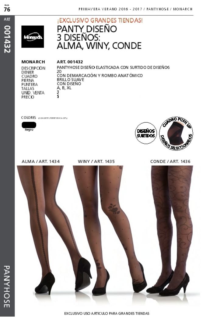 Monarch Monarch-catalogo-pantys-ss2017-6  Catalogo Pantys SS2017 | Pantyhose Library