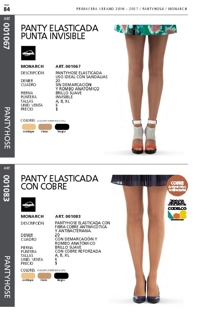 Monarch Monarch-catalogo-pantys-ss2017-14  Catalogo Pantys SS2017 | Pantyhose Library