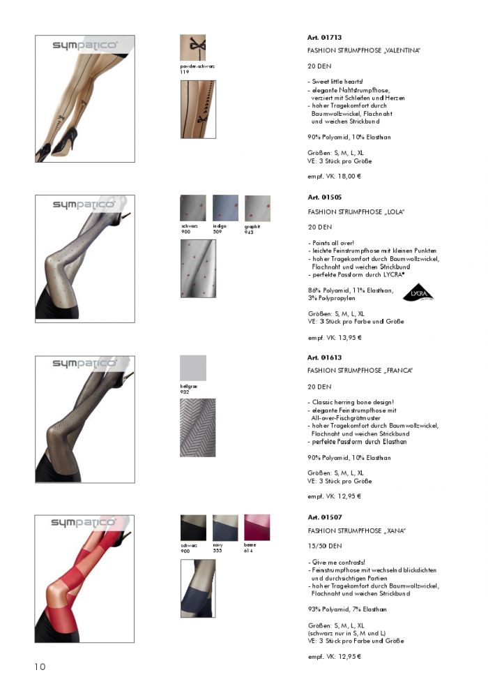 Sympatico Sympatico-ss2019-10  SS2019 | Pantyhose Library