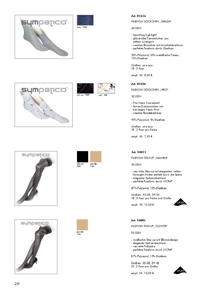 Sympatico Sympatico-ss2019-28  SS2019 | Pantyhose Library