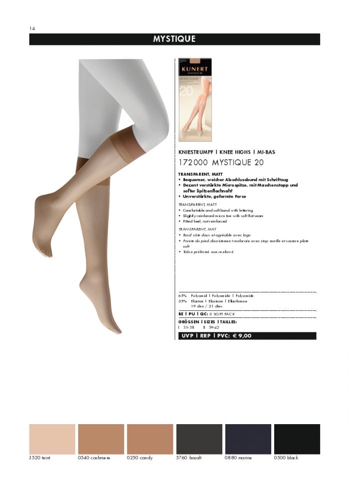 Kunert Kunert-basic-catalog-2018-14  Basic Catalog 2018 | Pantyhose Library