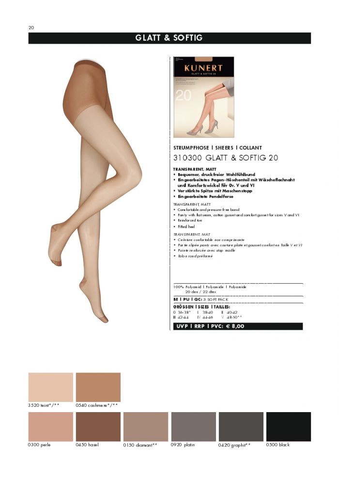 Kunert Kunert-basic-catalog-2018-20  Basic Catalog 2018 | Pantyhose Library