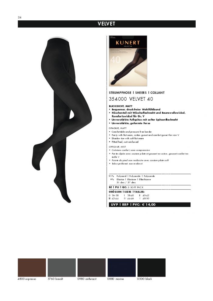 Kunert Kunert-basic-catalog-2018-24  Basic Catalog 2018 | Pantyhose Library