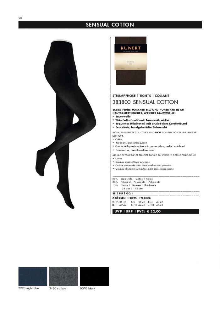 Kunert Kunert-basic-catalog-2018-28  Basic Catalog 2018 | Pantyhose Library