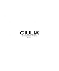 Giulia - Classic Catalog 2018.19