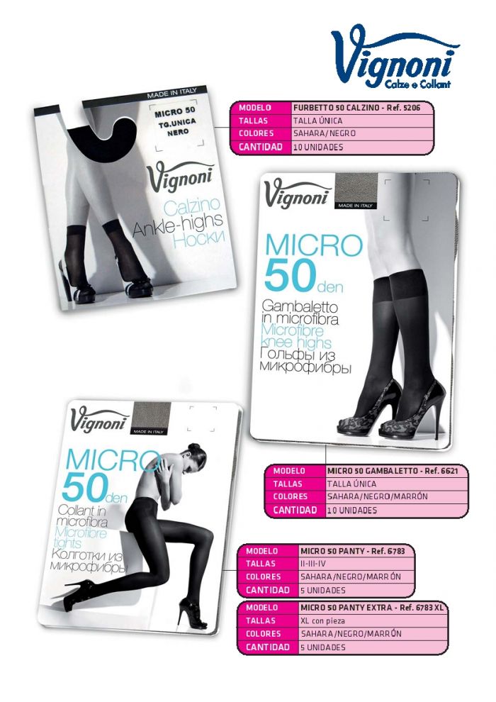 Vignoni Vignoni-basic-catalog-2018-4  Basic Catalog 2018 | Pantyhose Library