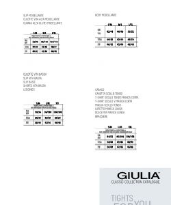 Giulia - Classic Collection Catalogue 2018.2019