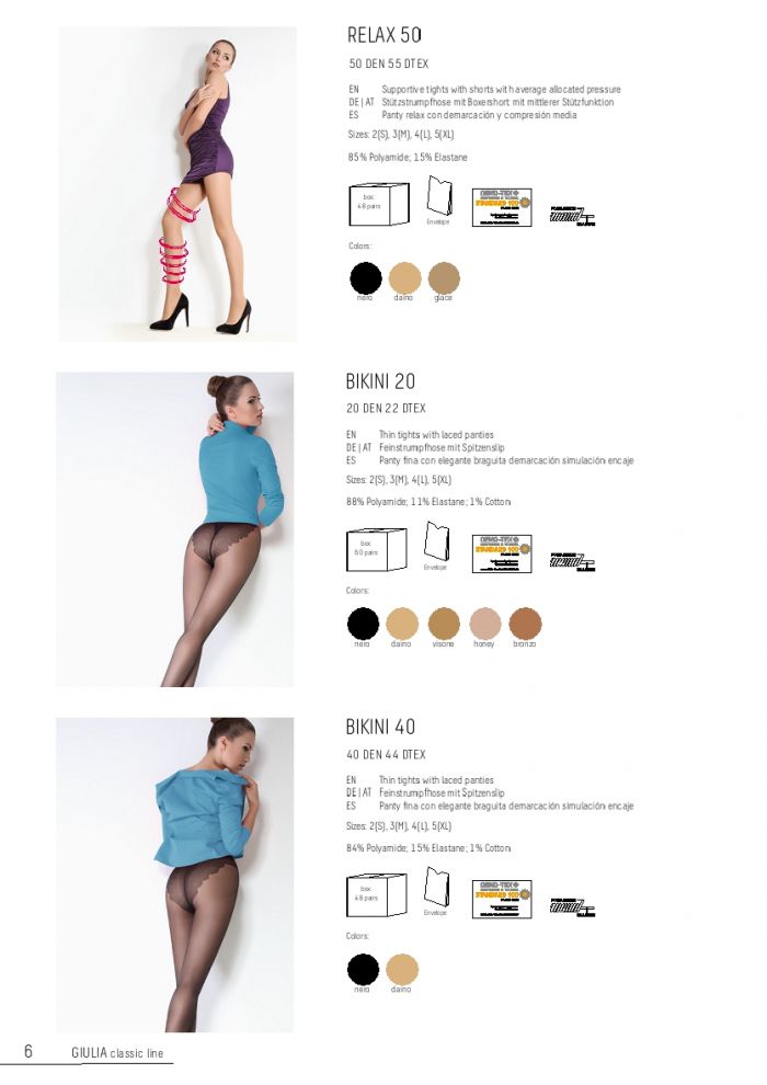 Giulia Giulia-classic-collection-catalogue-2018.2019-6  Classic Collection Catalogue 2018.2019 | Pantyhose Library