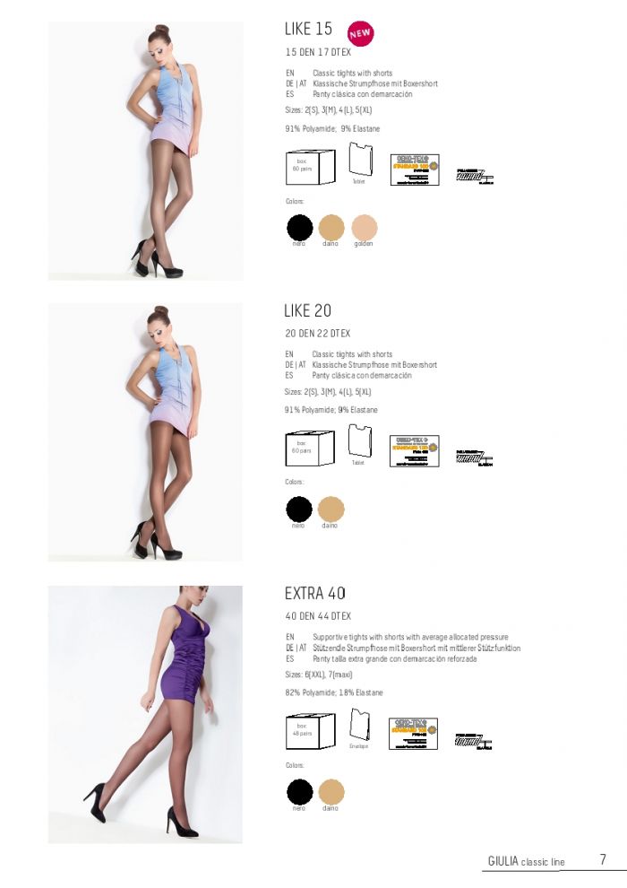 Giulia Giulia-classic-collection-catalogue-2018.2019-7  Classic Collection Catalogue 2018.2019 | Pantyhose Library