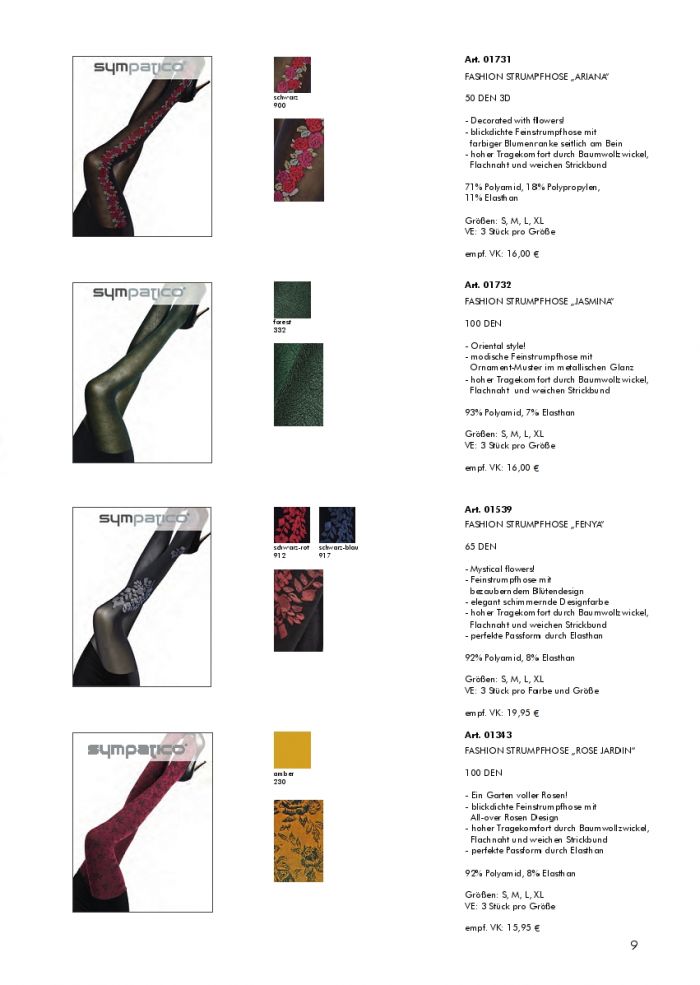 Sympatico Sympatico-catalog-fw2018.19-9  Catalog FW2018.19 | Pantyhose Library