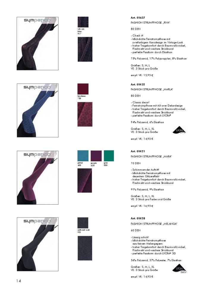 Sympatico Sympatico-catalog-fw2018.19-14  Catalog FW2018.19 | Pantyhose Library