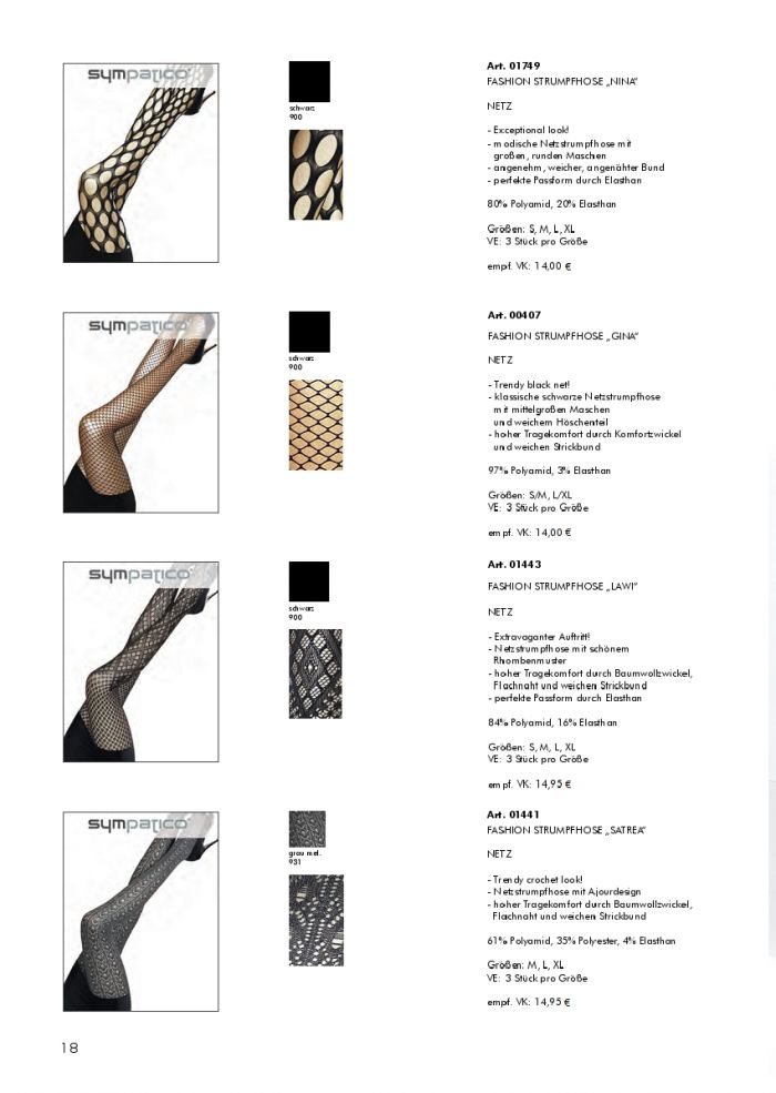 Sympatico Sympatico-catalog-fw2018.19-18  Catalog FW2018.19 | Pantyhose Library