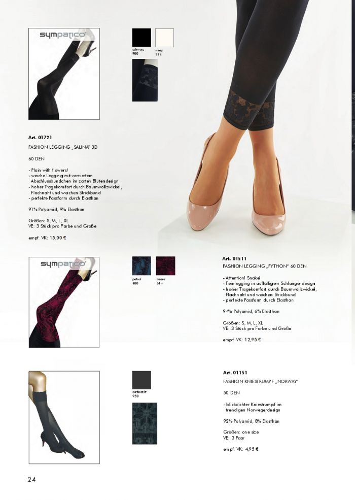 Sympatico Sympatico-catalog-fw2018.19-24  Catalog FW2018.19 | Pantyhose Library