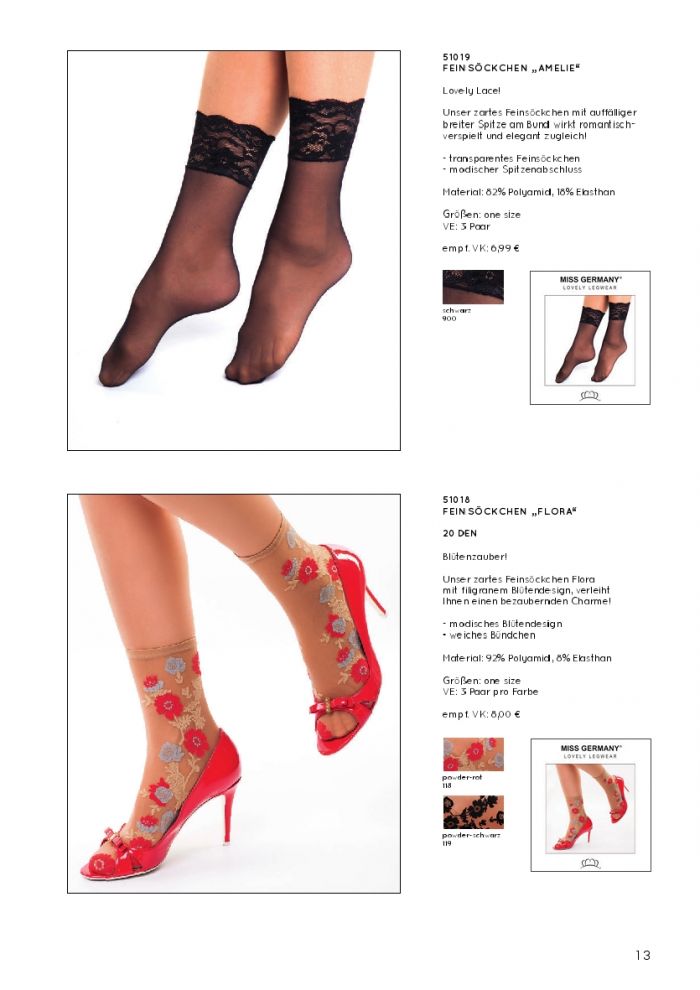 Miss Germany Miss-germany-catalog-ss2019-13  Catalog SS2019 | Pantyhose Library