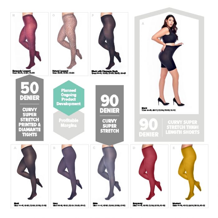 Pamela Mann Pamela-mann-curvy-hosiery-brochure-2019-4  Curvy Hosiery Brochure 2019 | Pantyhose Library