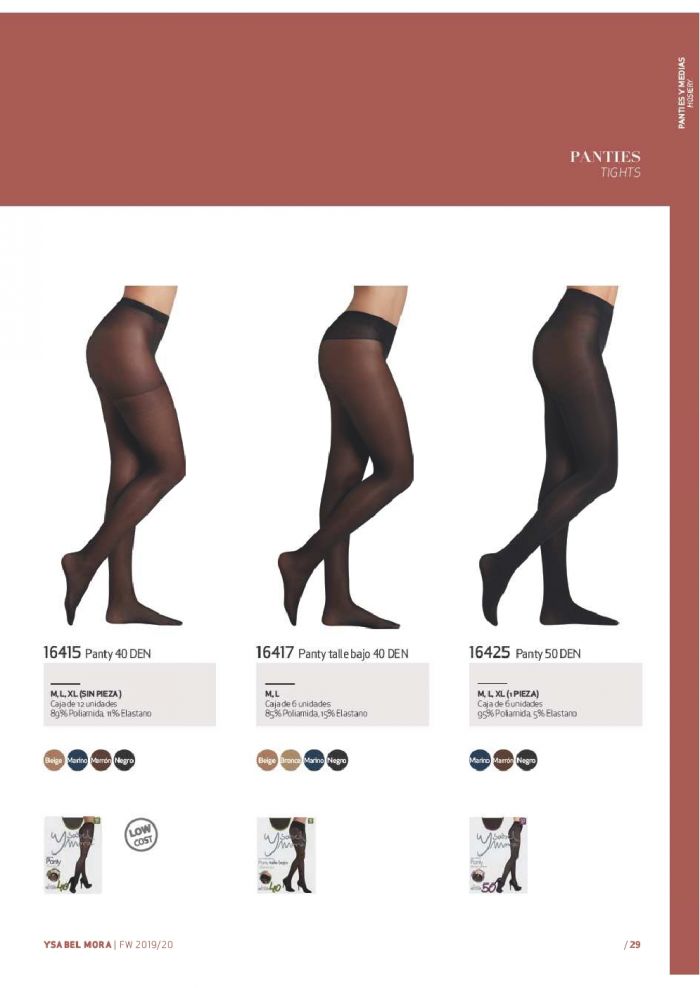 Ysabel Mora Ysabel-mora-hosiery-catalog-aw2019.2020-29  Hosiery Catalog AW2019.2020 | Pantyhose Library