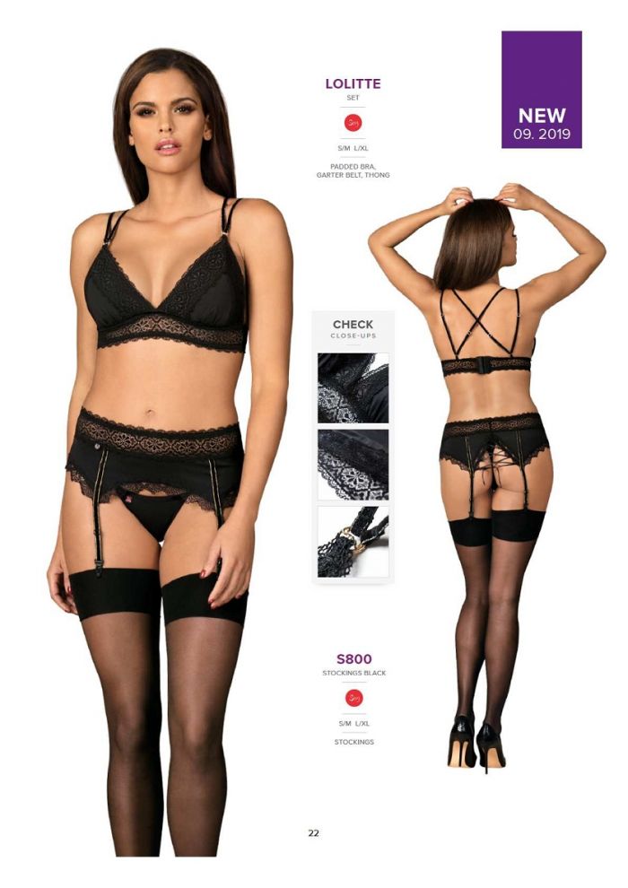 Obsessive Obsessive-lingerie-catalog-fw2019-22  Lingerie Catalog FW2019 | Pantyhose Library